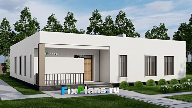 Одноэтажный дом F-12392